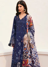 Baroque Embroidered Lawn 3 Piece Unstitched Suit BQ25EL D-07